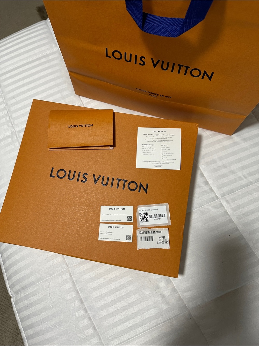 Louis Vuitton Black Monogram Empreinte Shoulder Pochette Metis Noir - Picture 15 of 17